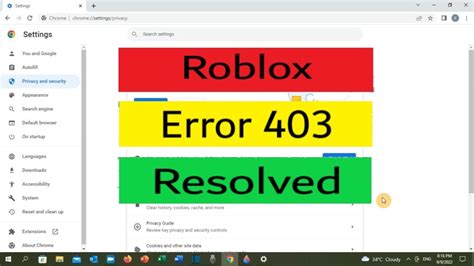 Before turning on the router and modem, wait for one to two minutes. . An error was encountered during authentication roblox